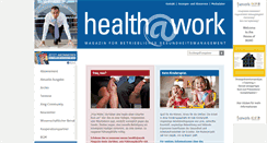 Desktop Screenshot of healthatwork-online.de